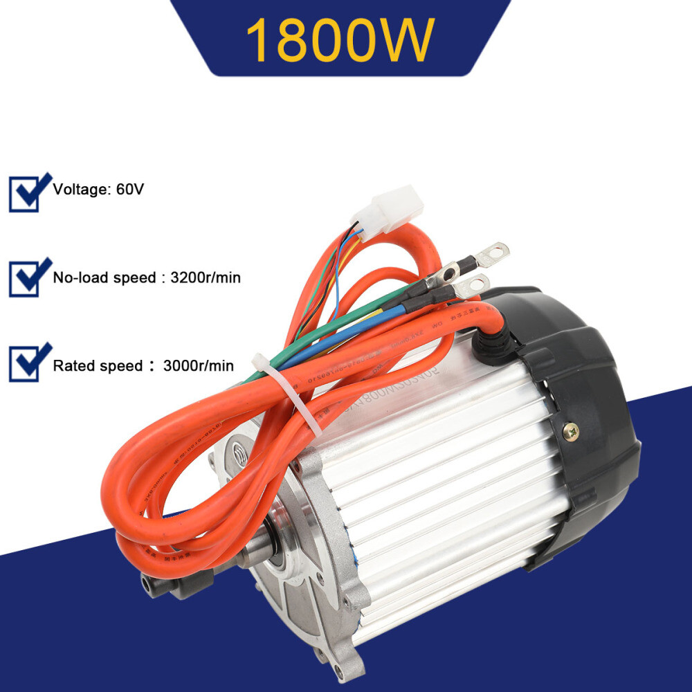 [Electric Tricycle 60V 1800W High Speed Brushless Differential Motor 3200RPM US