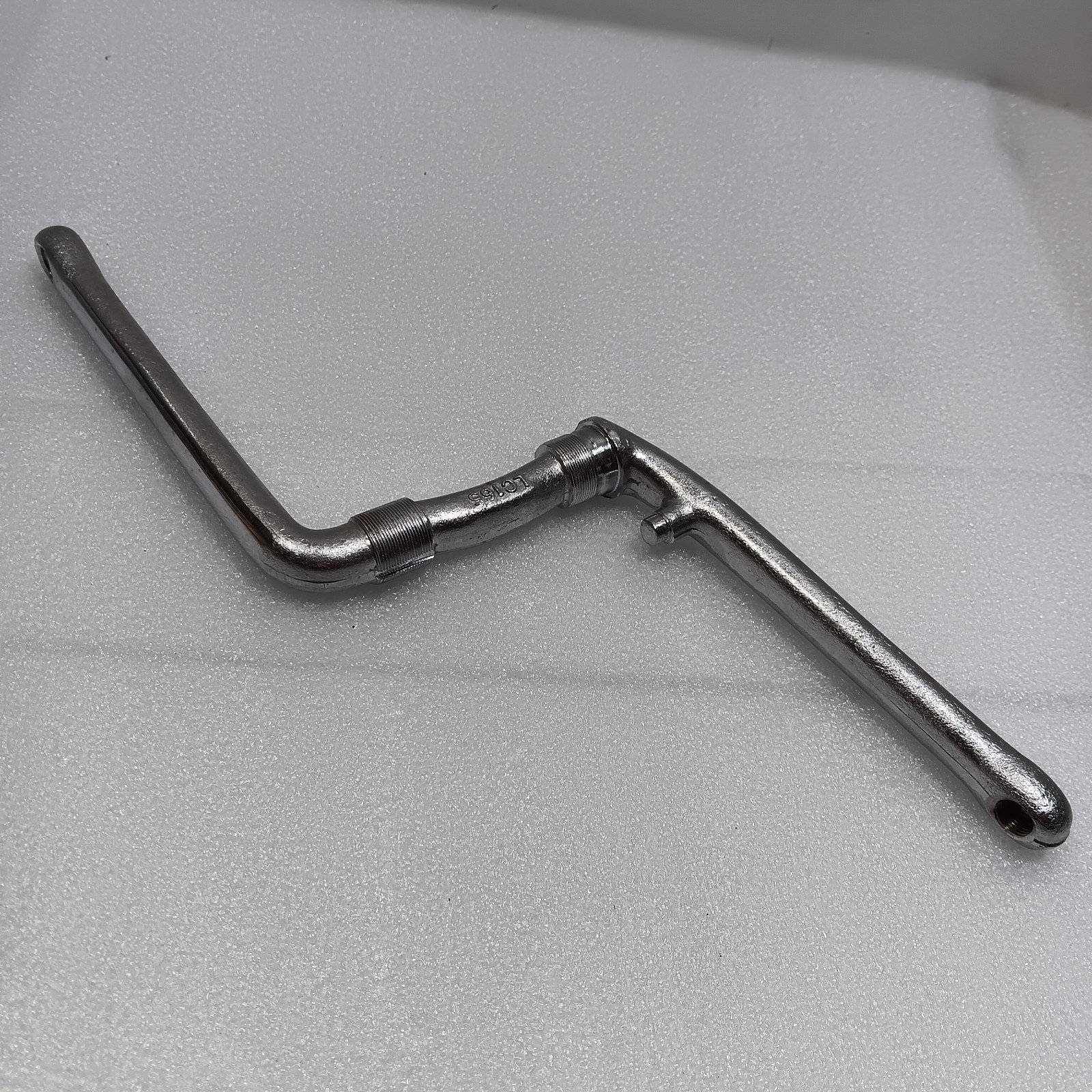 One Piece Chrome Bicycle Crank Arm 165mm 6-1/2″ For Schwinn 28TPI
