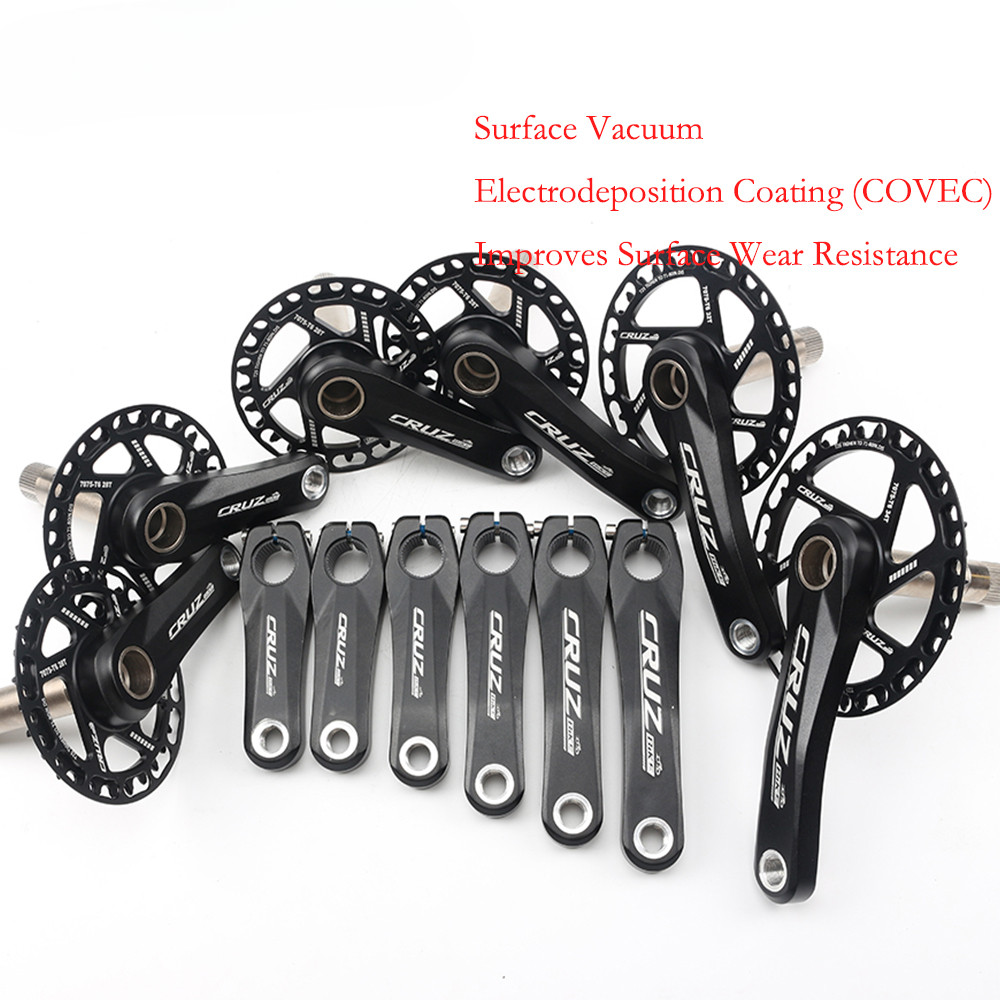 Kids Bicycle Cranksets 89/98/110/127/140/150mm MTB Child Bike Crank Arm 9-12S