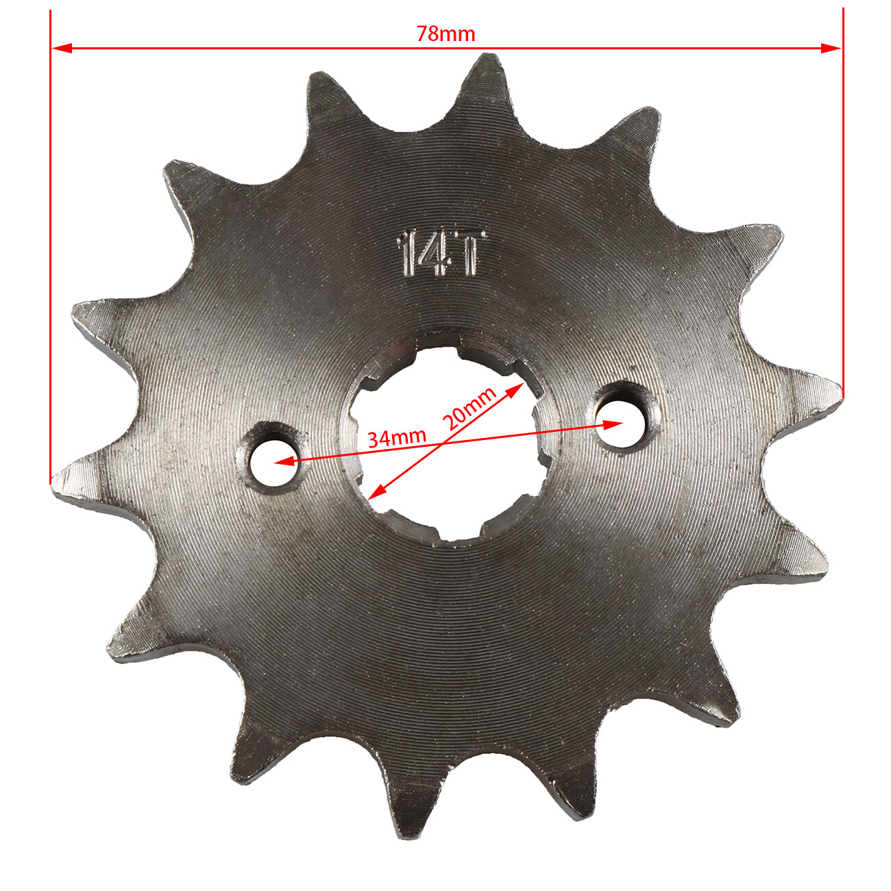 530 14 TOOTH 20MM FRONT ENGINE SPROCKET HONDA YAMAHA DIRT BIKE GO KART