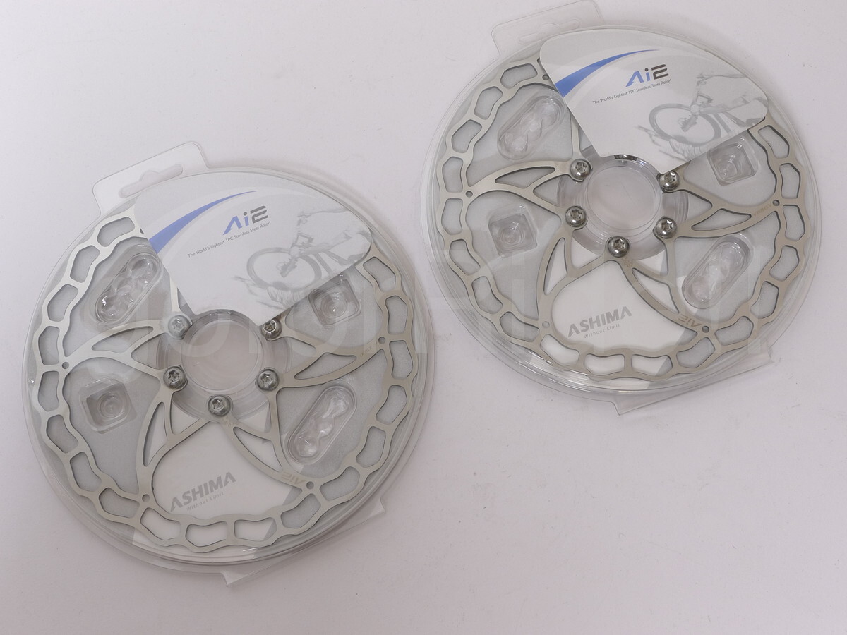 Ashima Ai2 Stainless Steel Bike Disc Rotor 160mm 73g 2pcs Lightweight