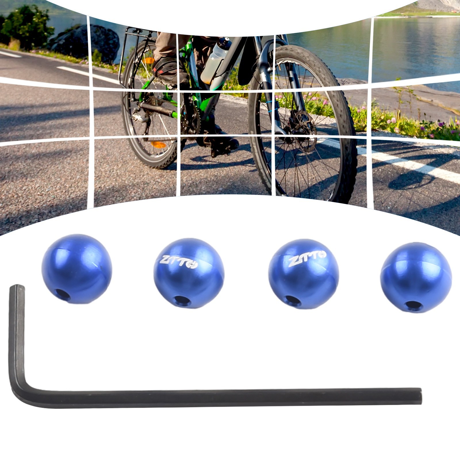 4PC Bike Cable End Cap With Tool Reusable Bicycle Brake for shift Cable Ball End