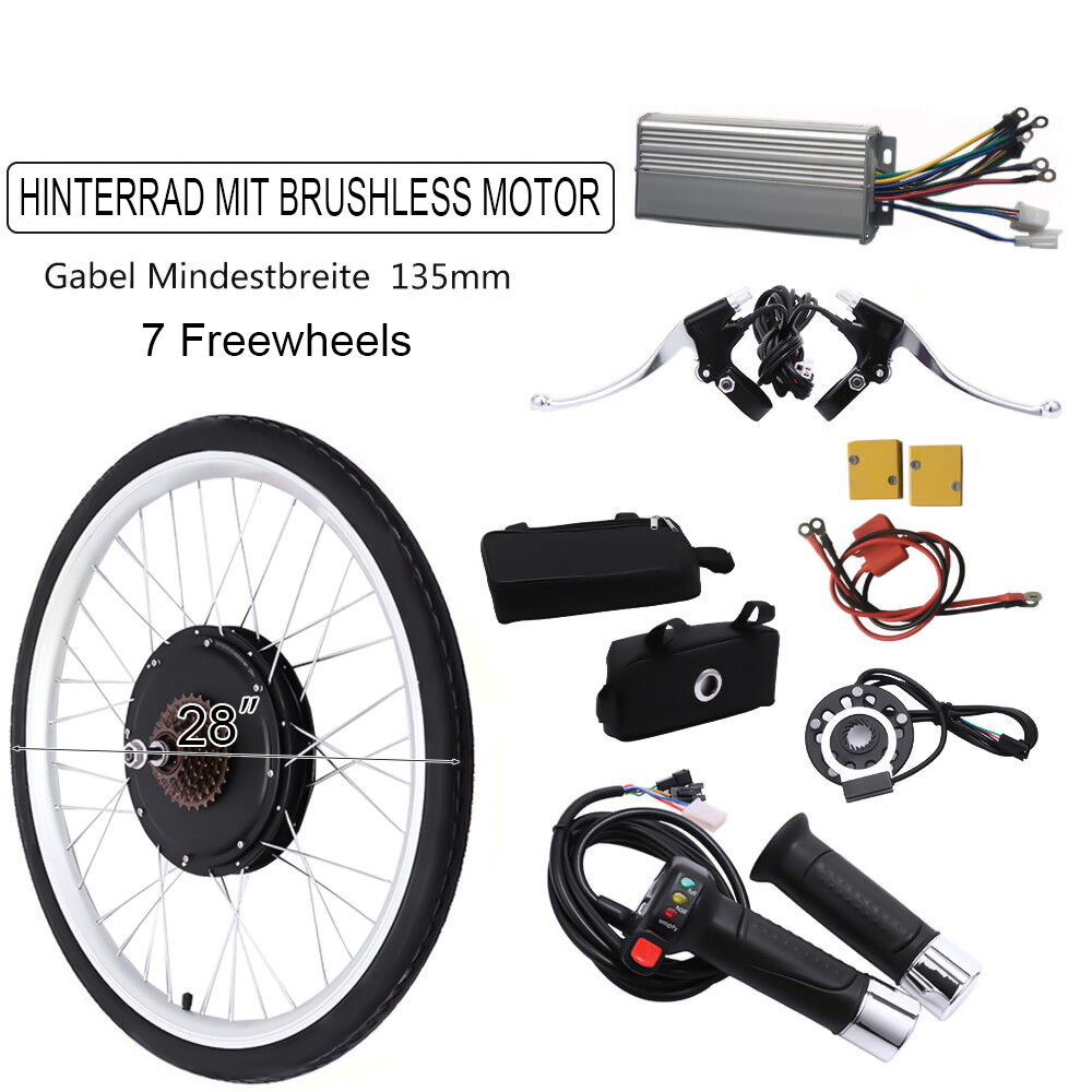 Electric Bike Conversion Kit 28inch 48V 1000W Rear Wheel E-Bike Conversion Kit