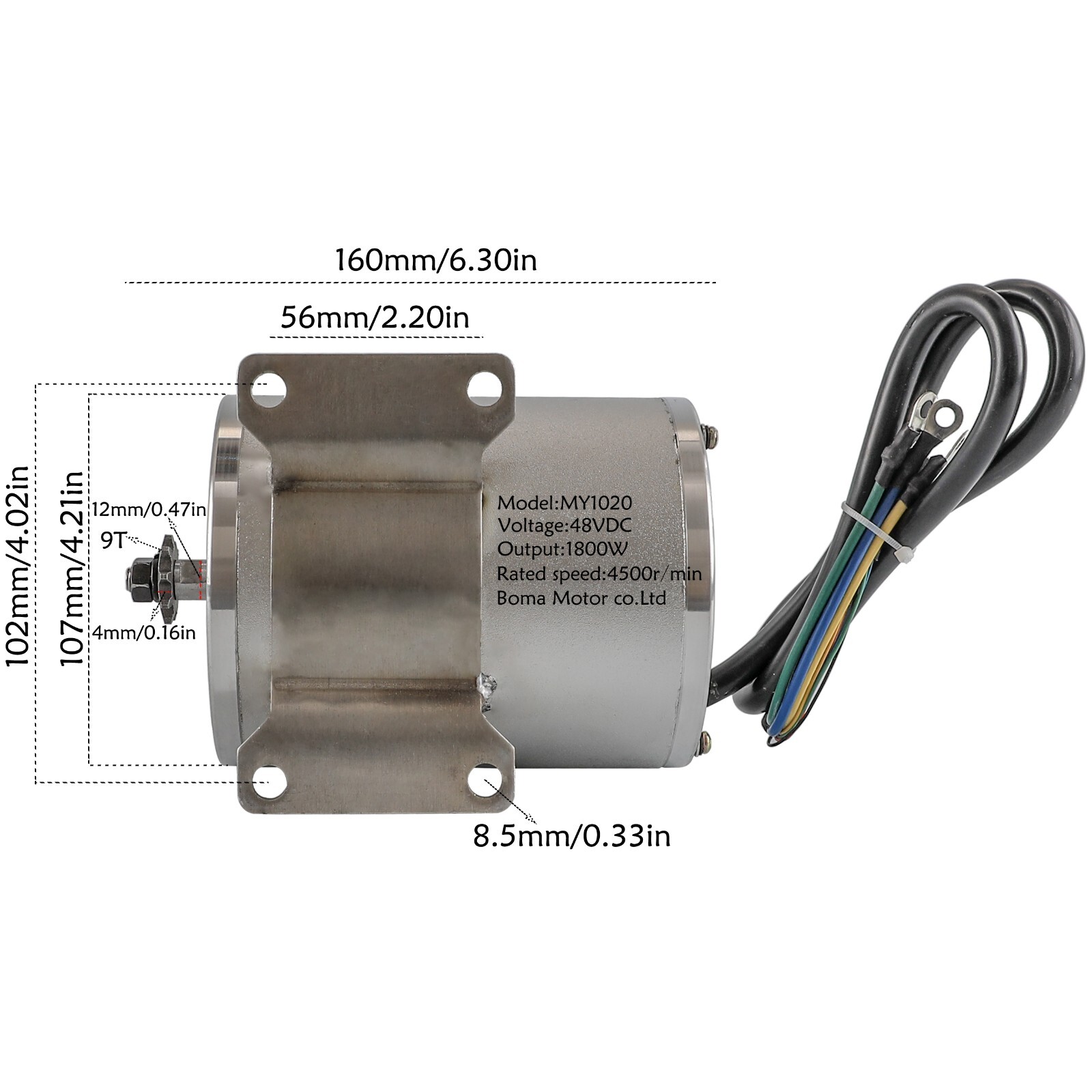 60V 72V 3000W Brushless Motor Kit Controller E Bike Scooter Mini Bike Lawn Mower