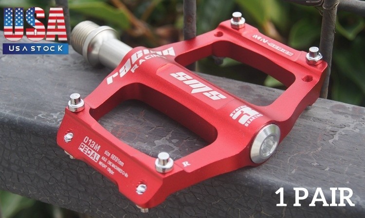 CNC Aluminum Alloy Mountain MTB Bike Pedals Platform 3 Bearings Bicycle Pedal