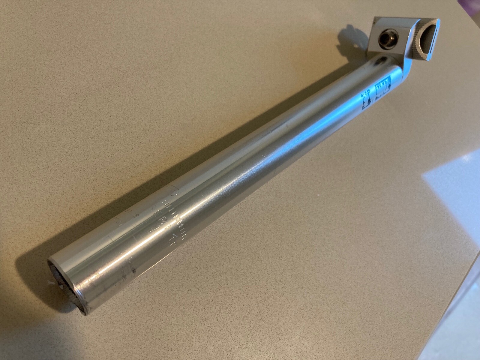 Mint JD Tranz X 31.6 mm x 330 290g Satin Silver Aluminum 90’s Mountain Seatpost