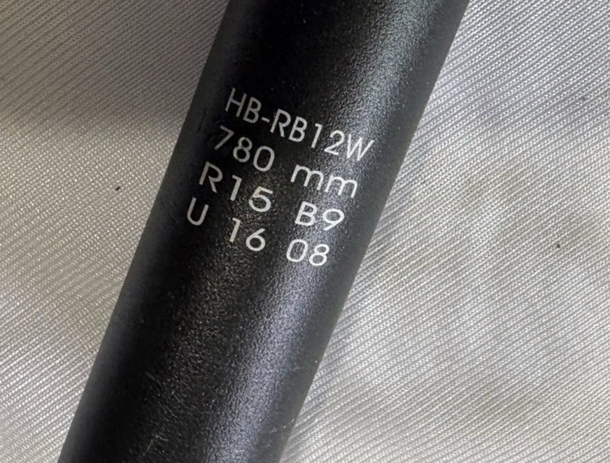 MARLIN Handlebar Kalloy HB-RB12W 31.8mm Rise 25mm 780mm