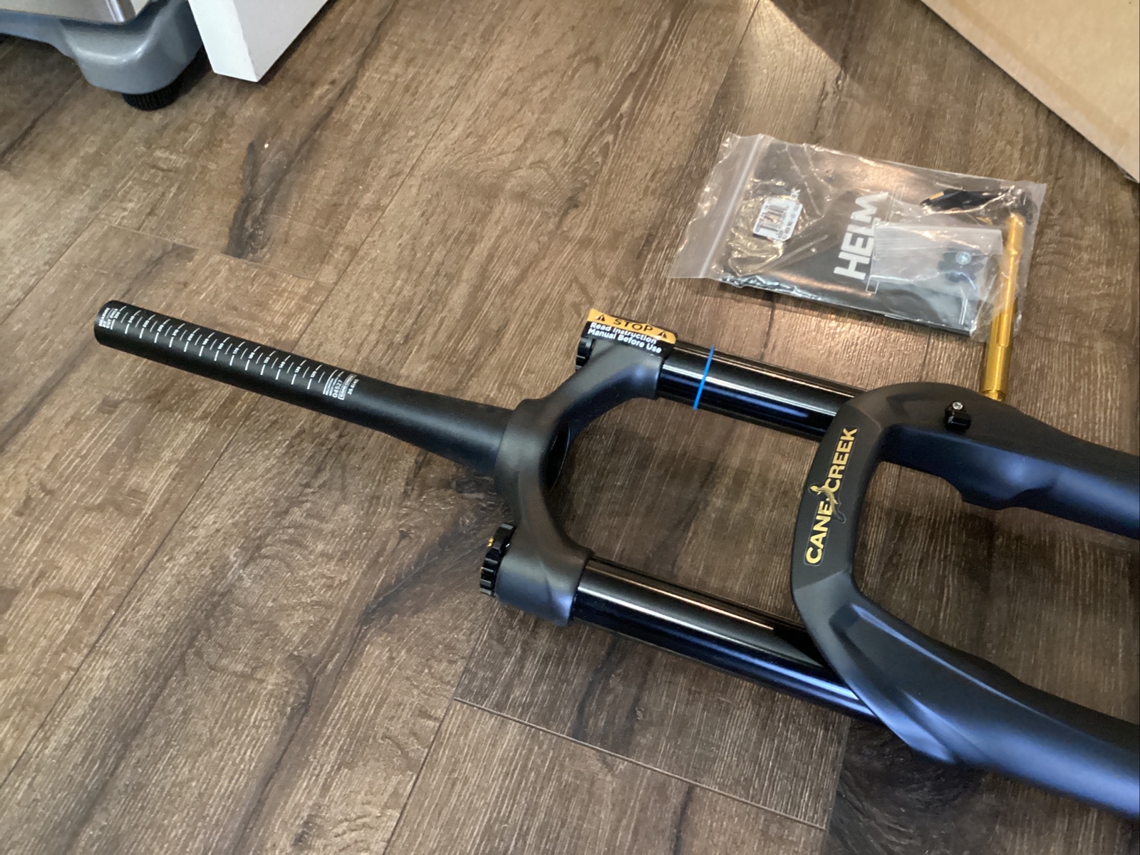 NEW Cane Creek Helm Suspension Fork 160mm Travel 110×15 Boost Black BAG0345K