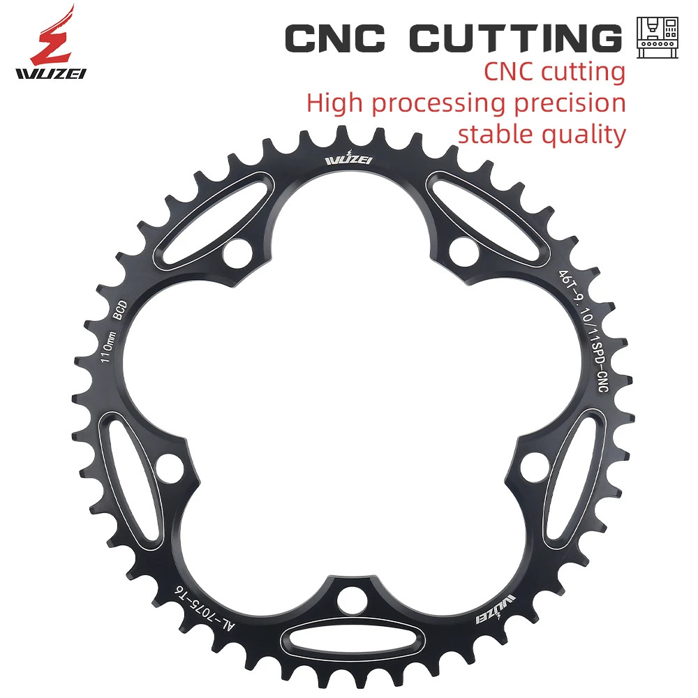 110BCD Road Bike Narrow Wide Chainring 36T 38T 40T 42T 44T 46T 48T 50T 52T 54T 5