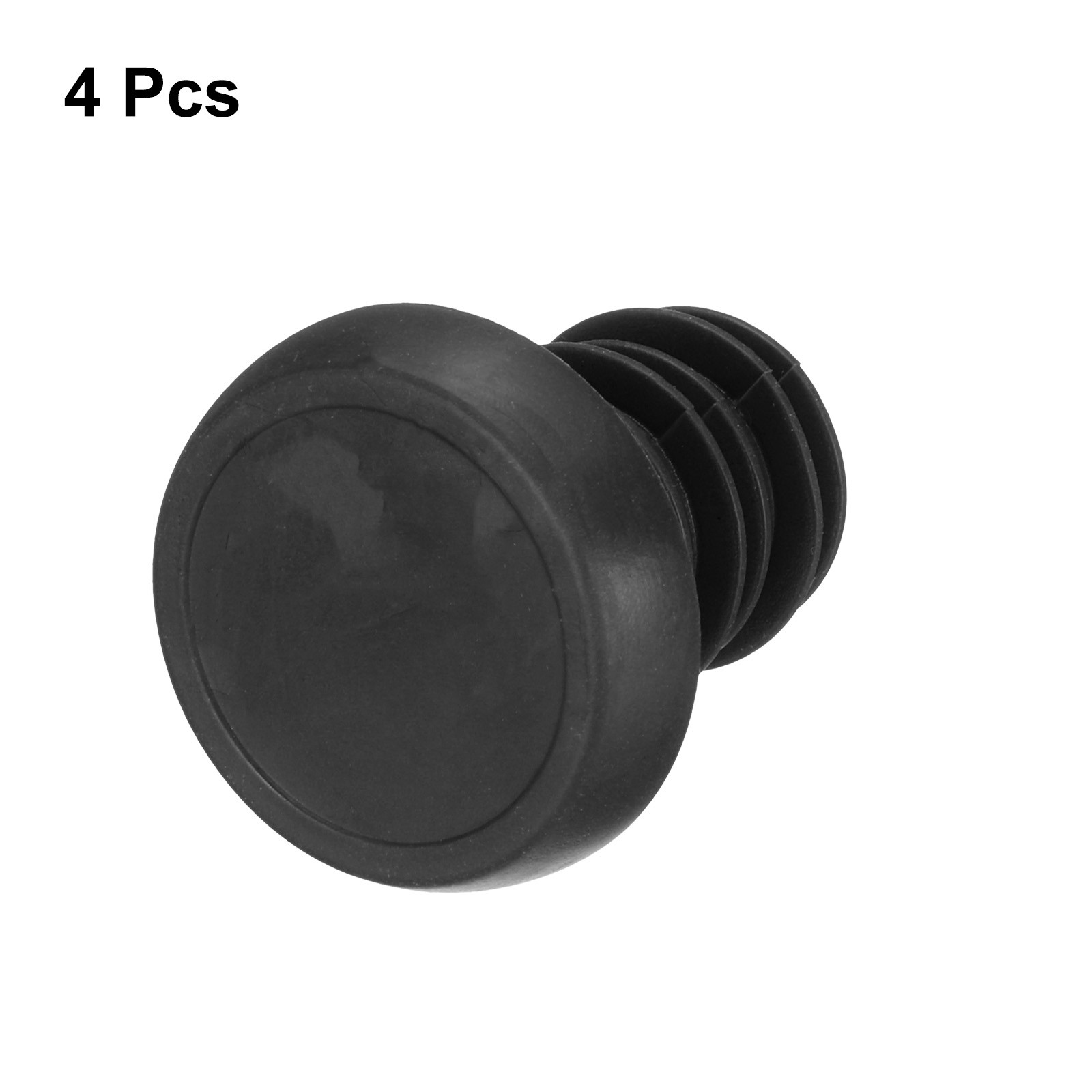 2 Pair Bike Handlebar End Plugs Bar End Caps for Most Bike Black