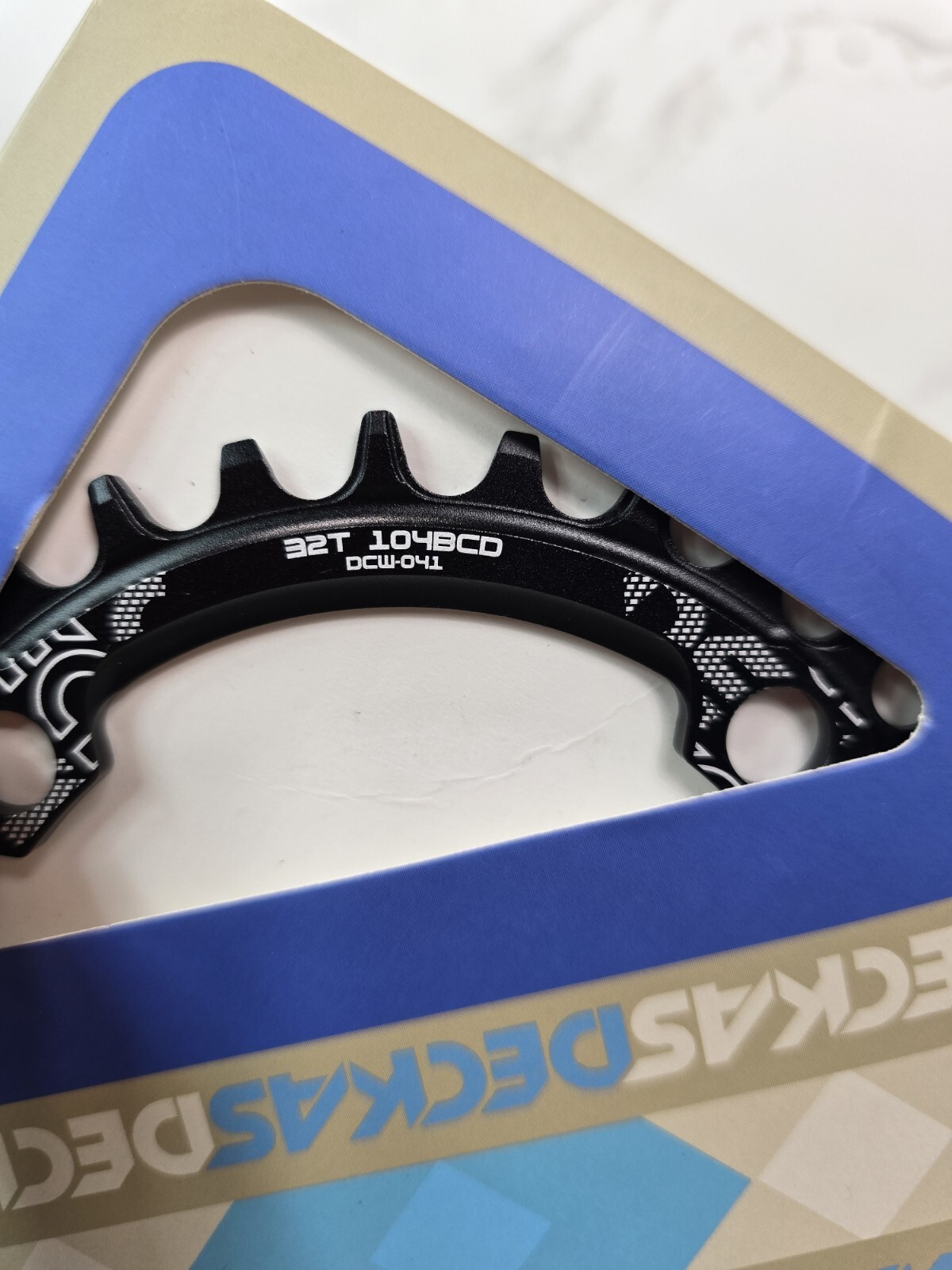 DECKAS 104BCD Narrow Wide 1X Chainring 32T Round/Oval Black DCW-041 NEW