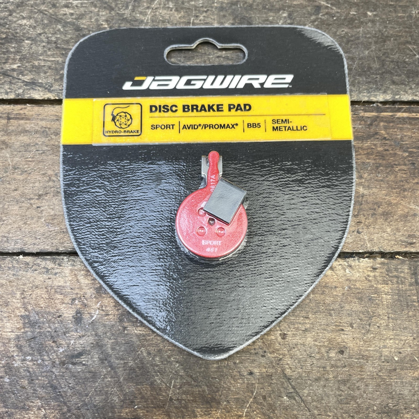 Jagwire Mountain Sport Disc Brake Pads Semi-Metallic Avid BB5 Red MTB DCA065