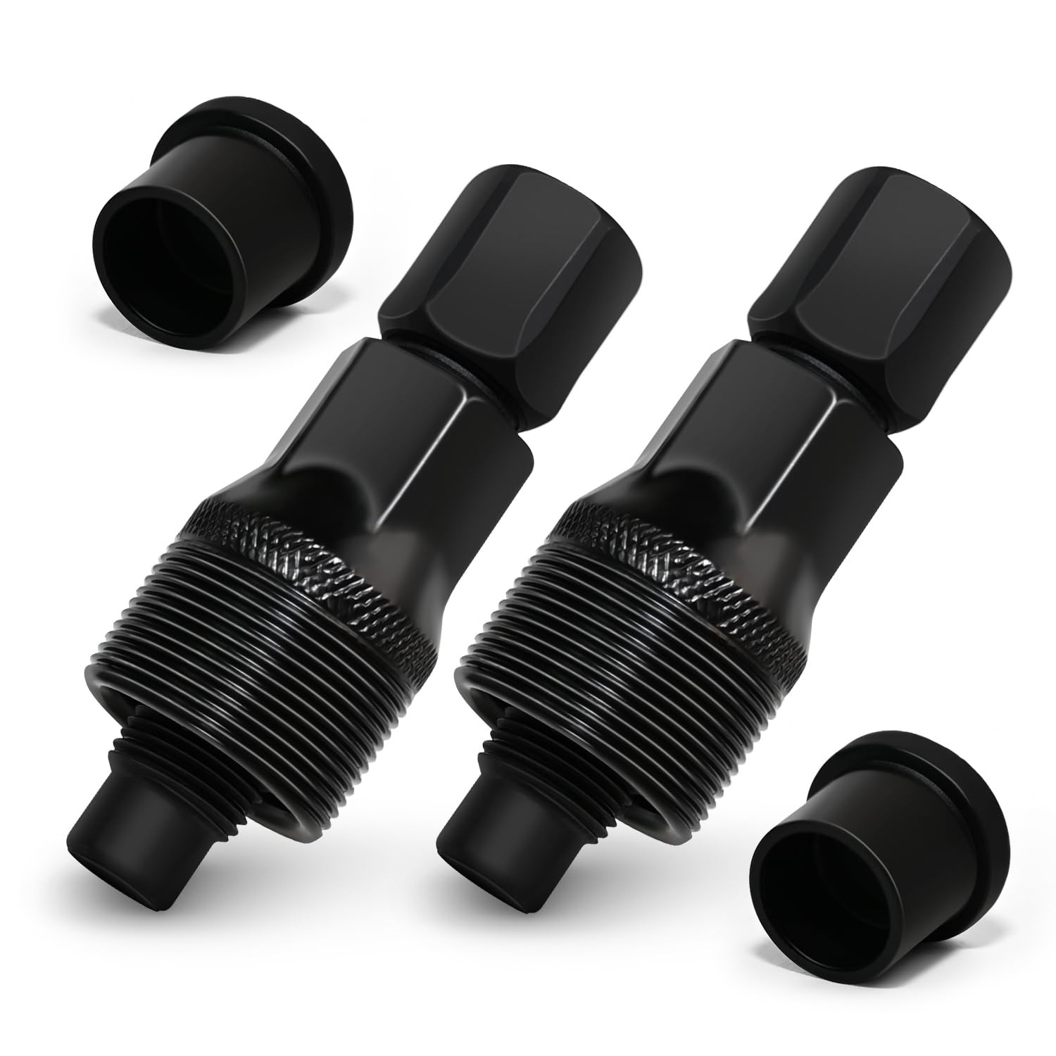 AUUTI 2 Items Bike Crank Puller 2.48″, black