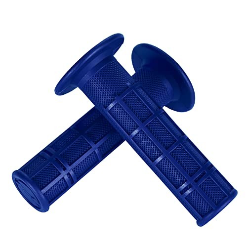 7/8» ATV Grips Universal Handlebar Grips Soft Rubber Motorcycle Grip for blue