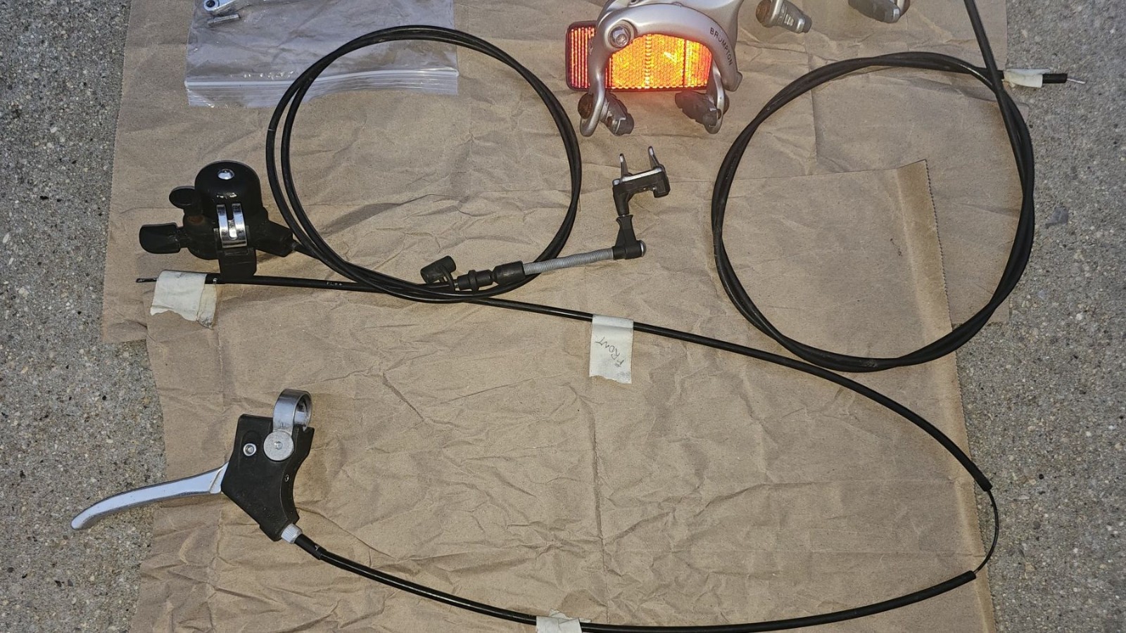 Brompton Folding Bicycle Parts Lot As Is FREE S&H