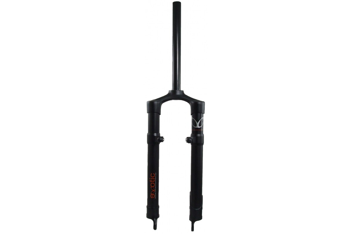 eXotic Rigid Aluminium Fork 1 Inch Steerer PM Disc & V Mounts 39cm 26in MTB