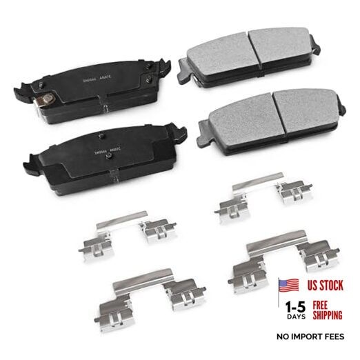 Rear Ceramic Brake Pads Set for 2007-2014 Cadillac Escalade, Chevy 1H 2166