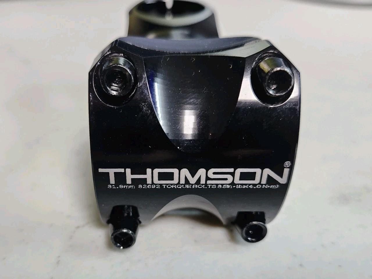 Thomson X4 Bike Stem, Black, 10-Degree x 80mm 31.8