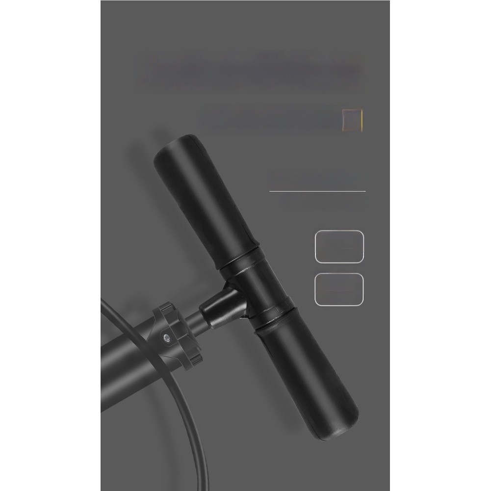 Bicycle Pump Handle Ergonomic Bicycle Grip Ergonomic Design Anti-slip Texture