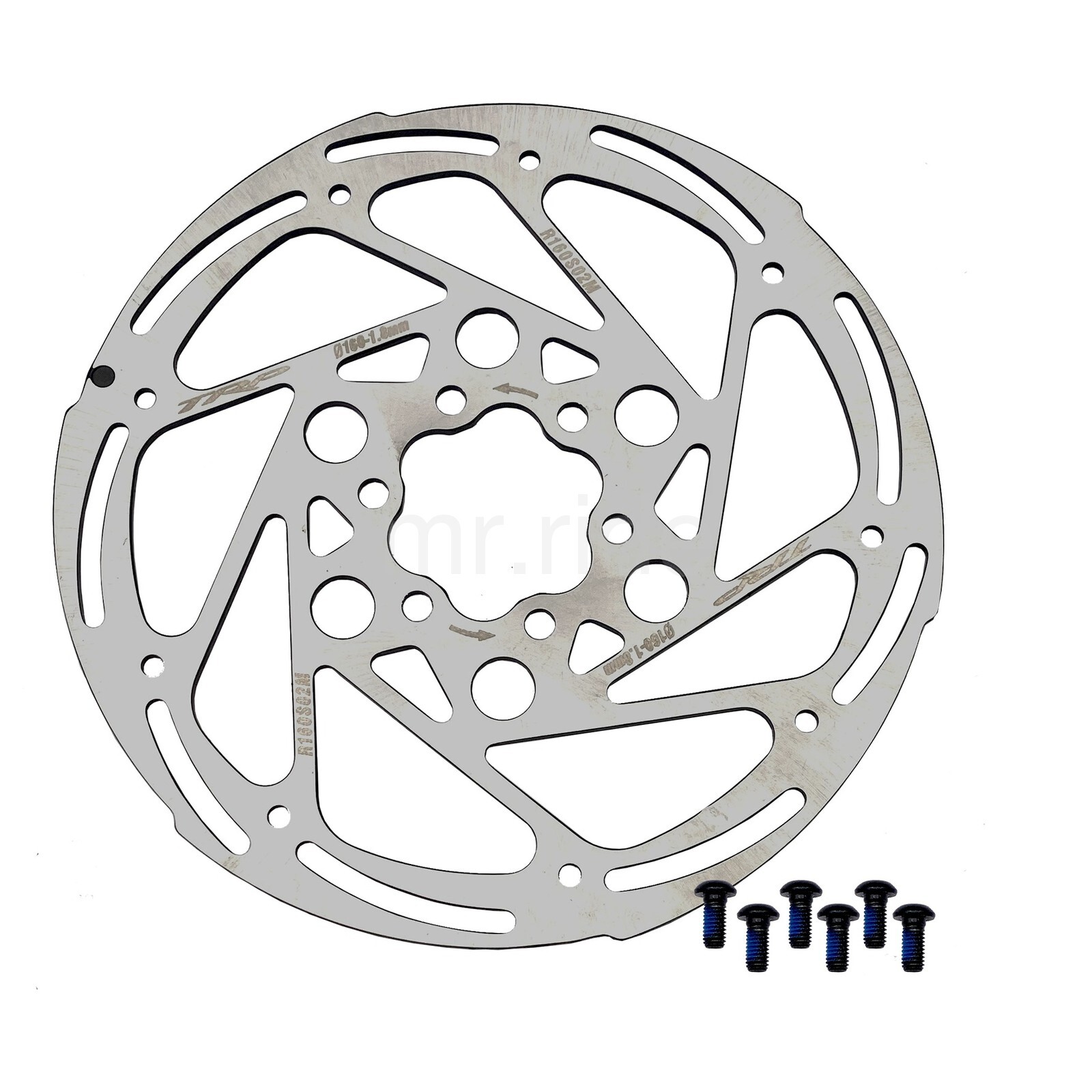TRP HYRD Cable-Actuated Hydraulic Bike Disc Brake Gray Front+Rear 160 w/Rotor