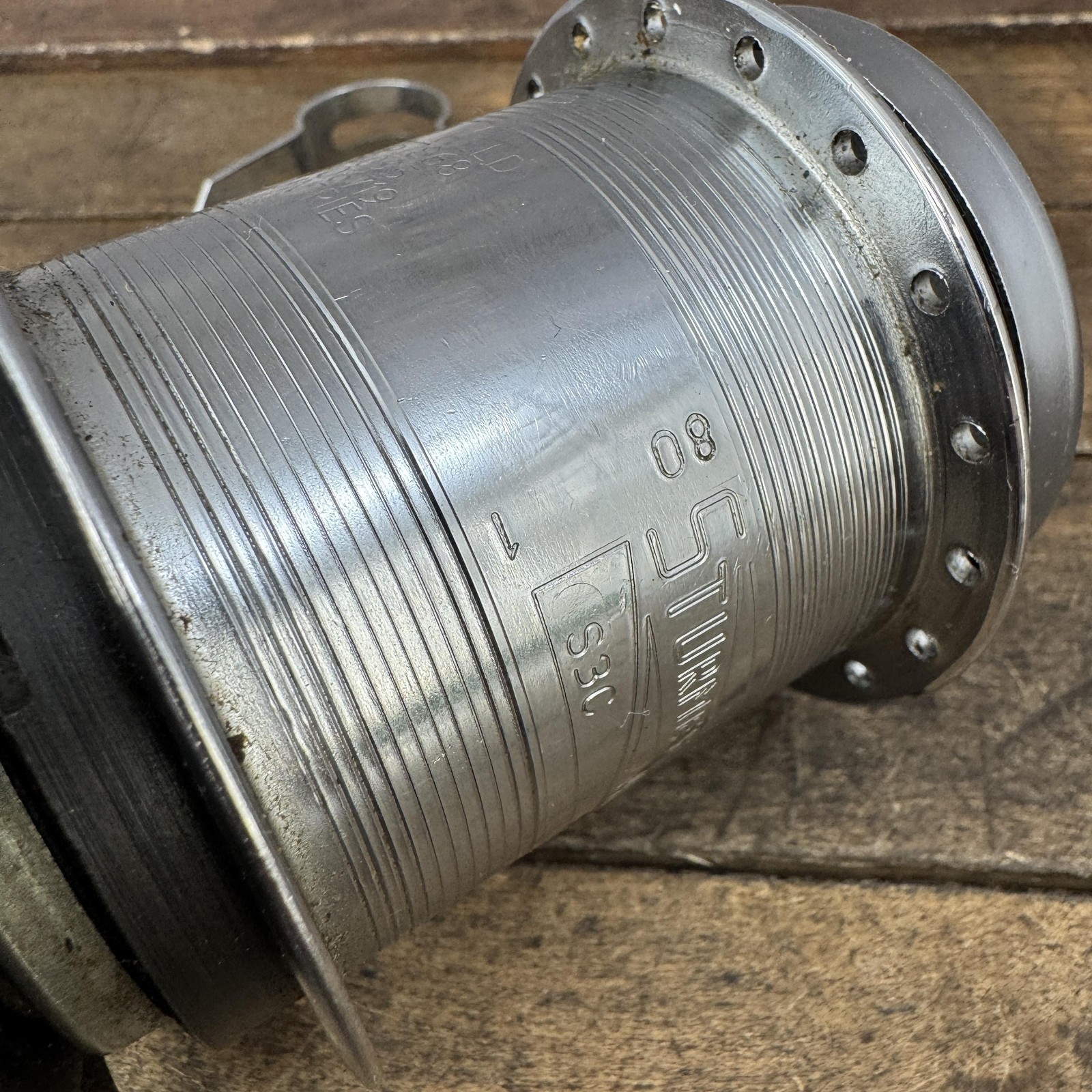 Vintage Sturmey Archer S3C 3 Speed Rear Hub Coaster Brake 36H Nutted England