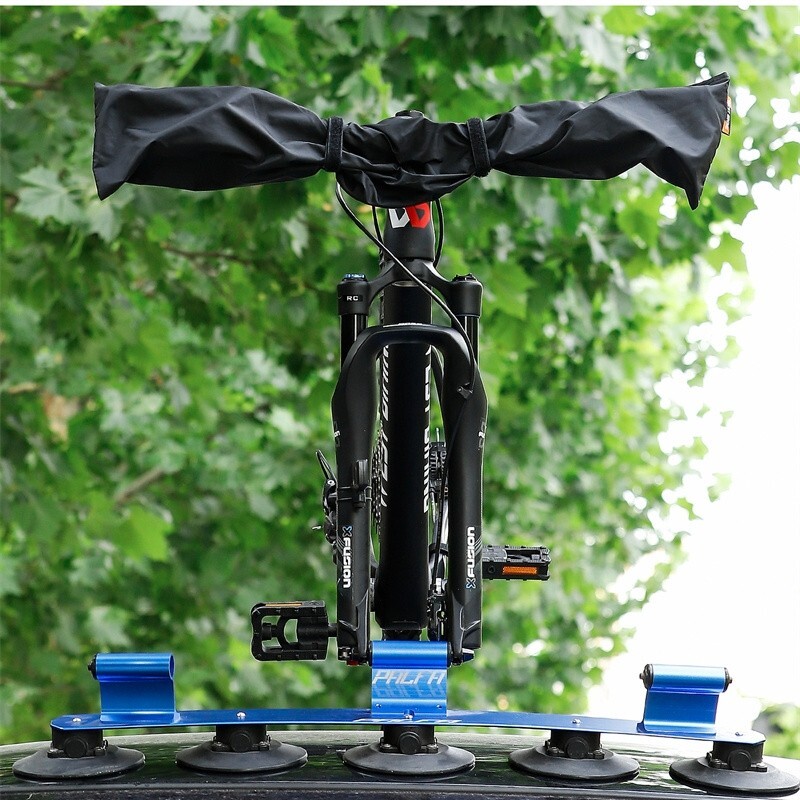 WEST BIKING Waterproof Dustproof Mountain Bike Handlebar Protector Cover Black