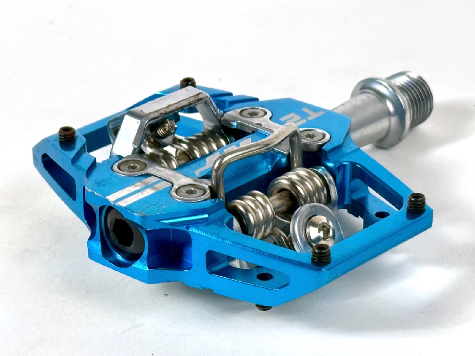 HT Components T2 Enduro Race Mountain Bike CrMo Clipless Pedals + new cleats MTB