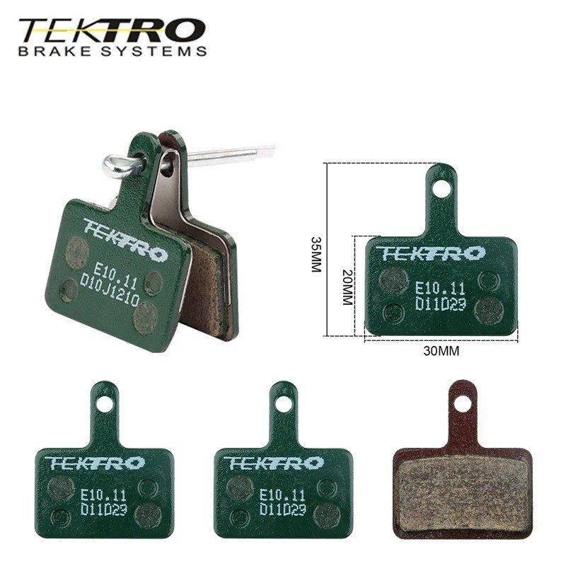 2 pairs original Tektro brake pads organic E10.11 for Orion Auriga Pro Auriga