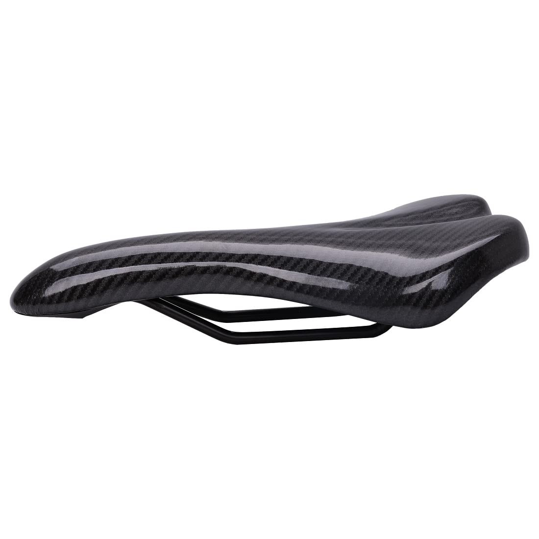 Imitation Carbon Fiber Leather Bicycle Saddles Bike seat Cycling Cushion Suit…