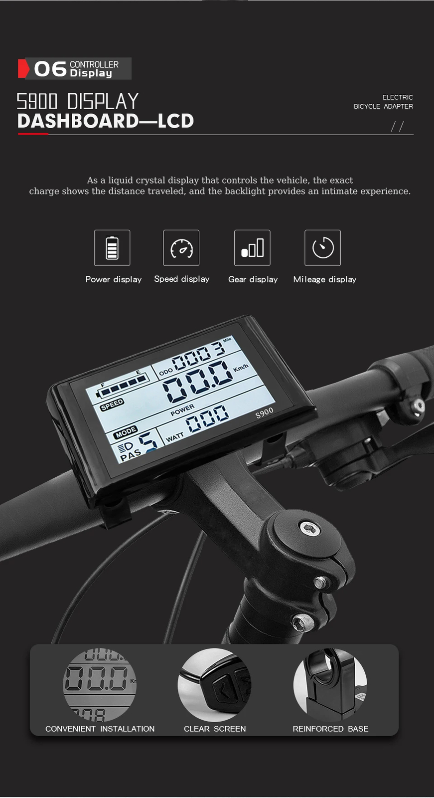 48V 52V 60V 72V 60A Electric Bike Sine Wave Controller for 1000-3000W Motor