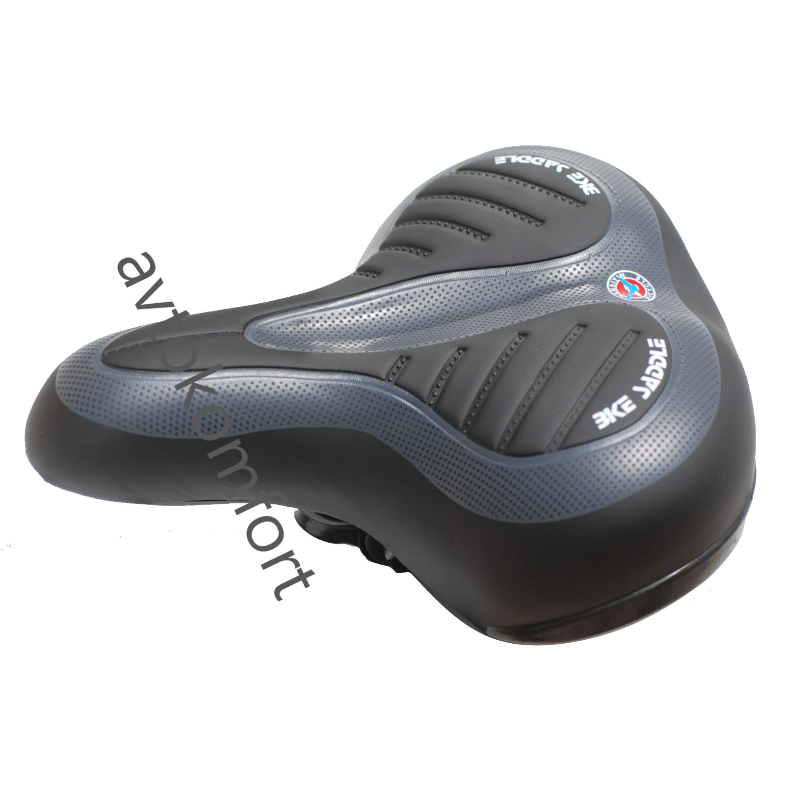 Wide Comfort Bicycle Saddle – 20cm Extra Soft Thick Foam Seat for Cruiser/MTB/BM