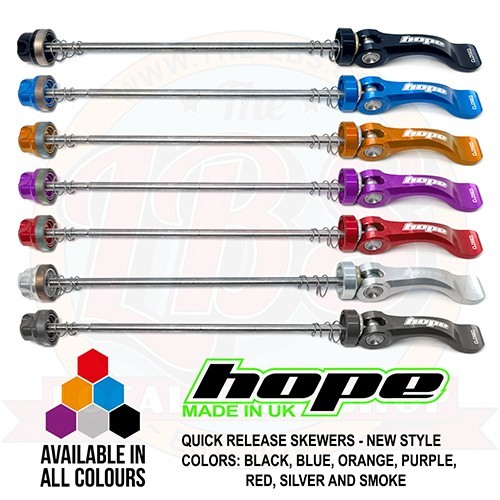 Hope Quick Release QR Skewers New Style – 100 130 135 141 170 190mm – Brand New