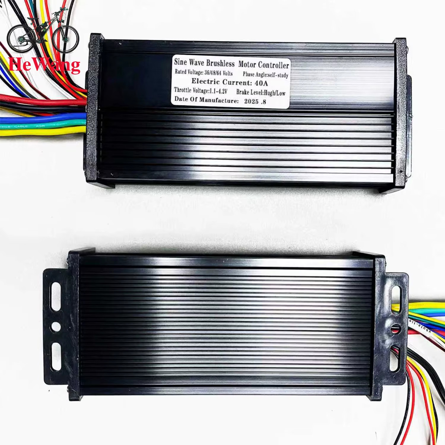 1000W-2000W 40A E-bike 3-mode sine wave brushless motor controller 36V/48V-64V