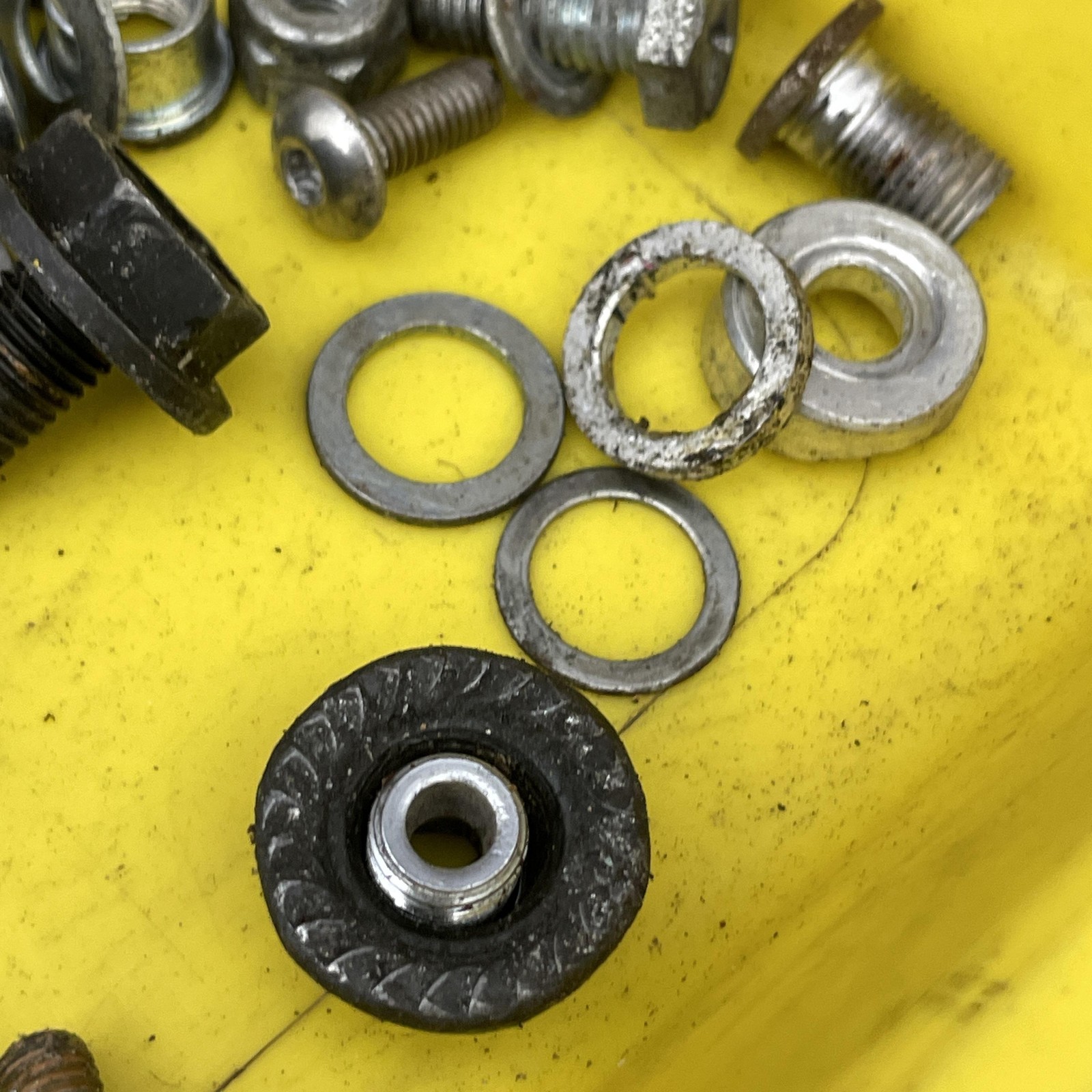 Vintage Bike Shop Junk Drawer Parts Lot Shimano Dura-Ace Mixed Bolts Screw