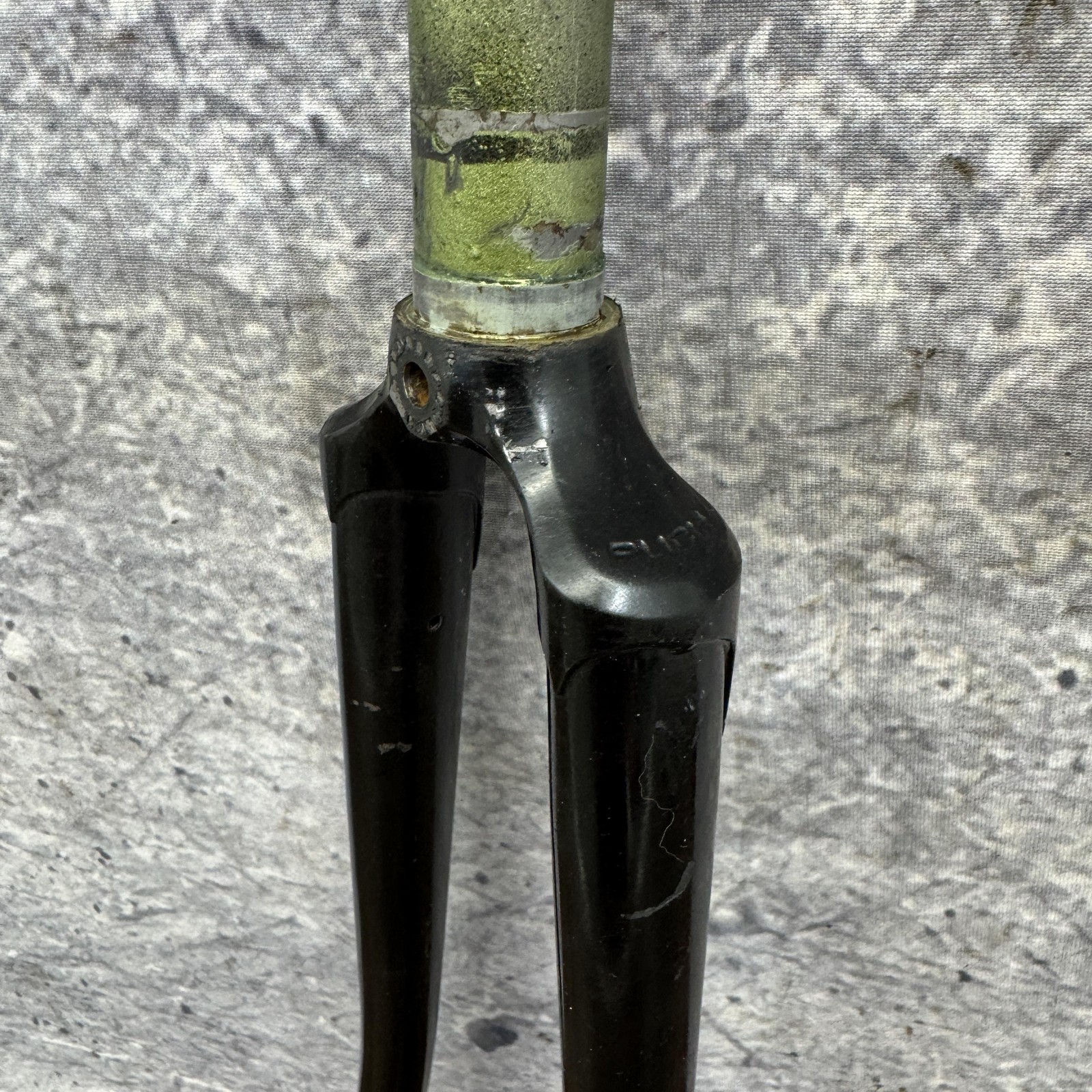 Vintage Puch Road Fork 1 In Threaded 700s Stamped Aero Crown Gipiemme Dropouts