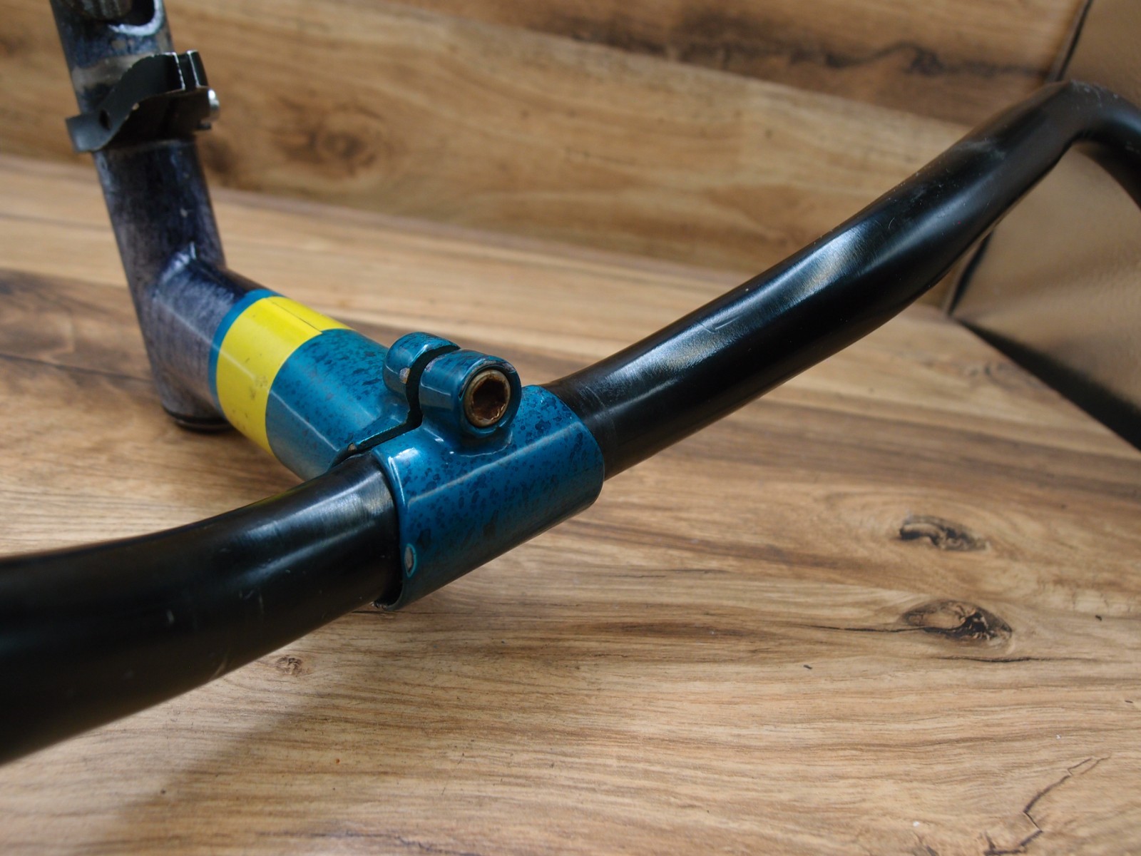 MTB bullbar handlebar Corratec + quill stem Corratec by nL steel 25.4 mm