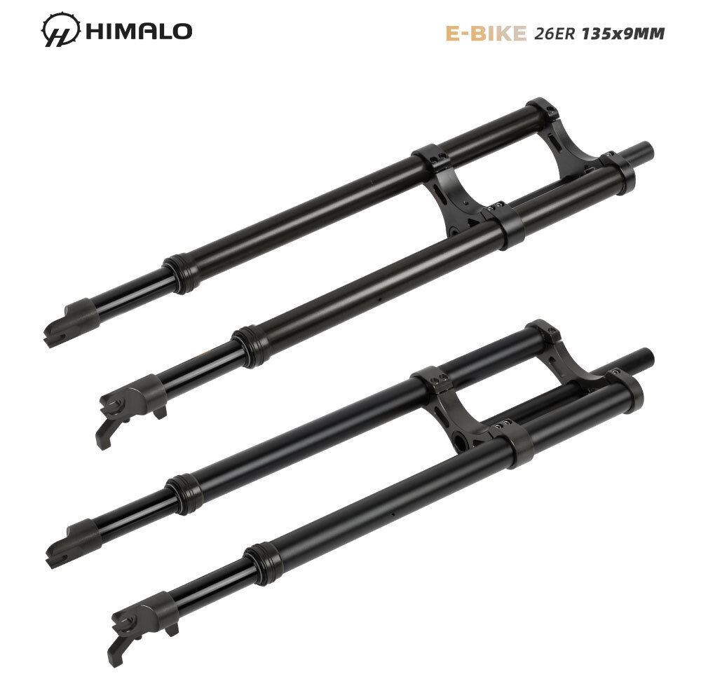 26*4.0 Electric Bike Fat Fork Downhill Bike Mountain Spring Oil Suspension Fork