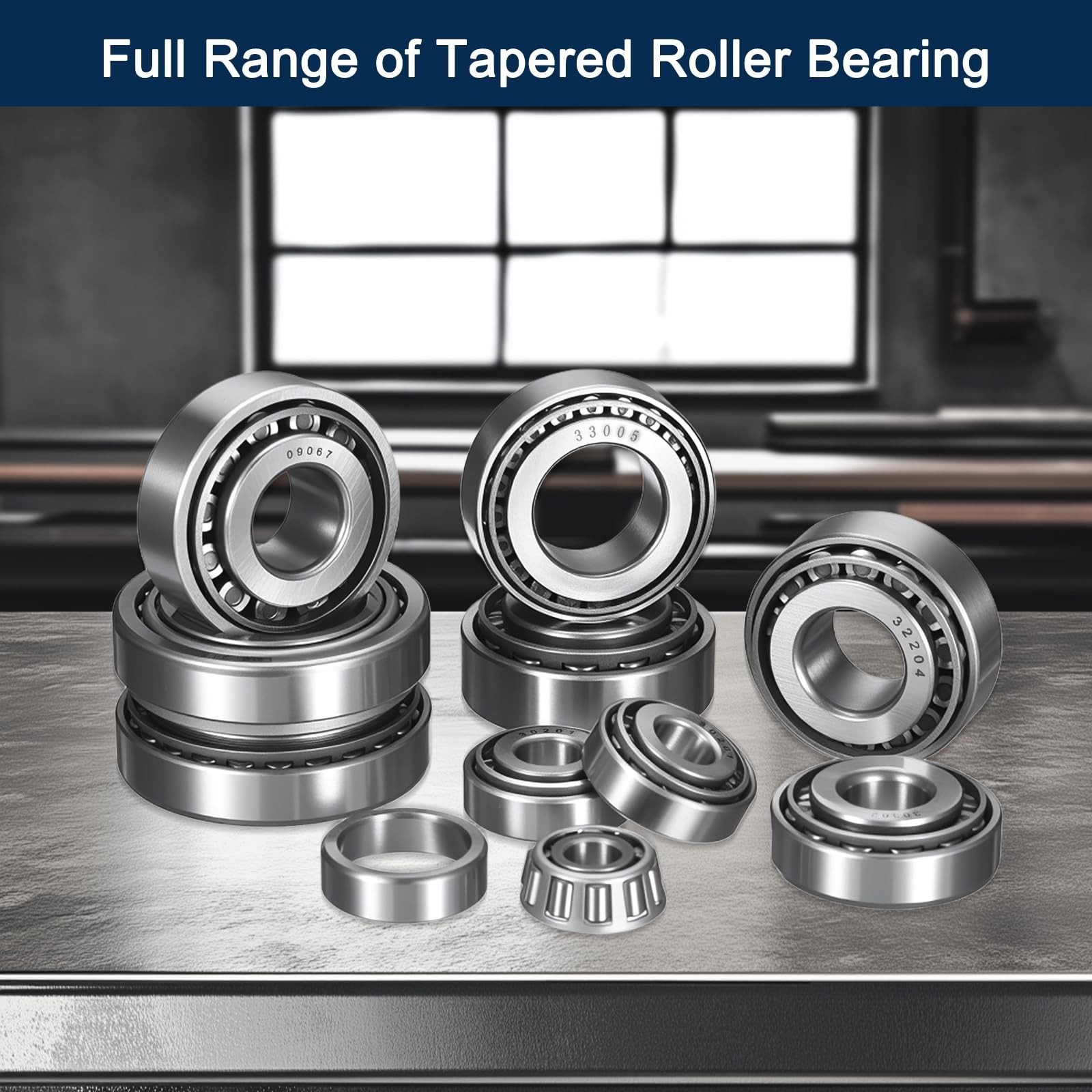 2 Pack 30212 Tapered Roller Bearing Cone and Cup Set, 60mm Bore 110mm OD 24mm…