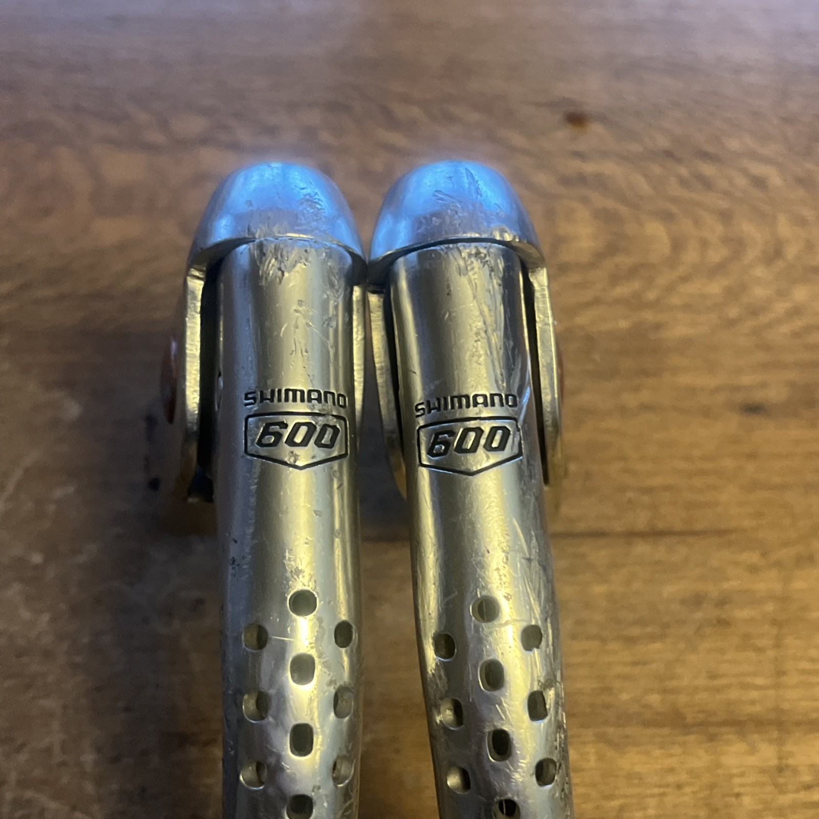 Vintage Shimano 600 Arabesque Brake Levers Non Aero 70s 80s Road Bike Japan