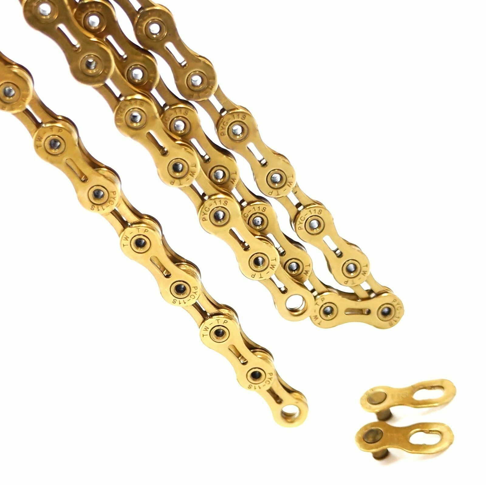 TIPSUM GOLD Ti Coating X11SL 118L Compatible with Shimano SRAM CAMPY KMC chain