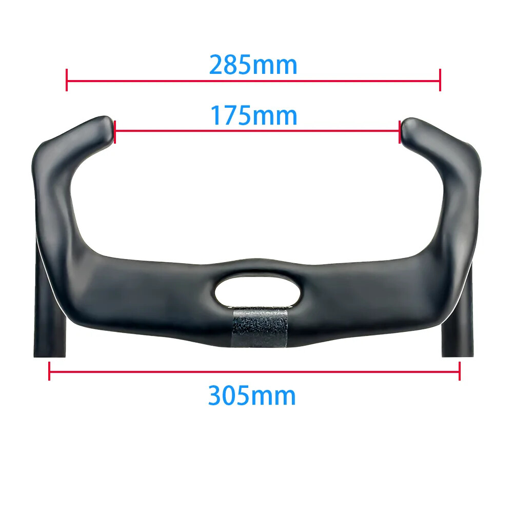 Carbon Fiber Bicycle Handlebar TT Bike Drop Bar 31.8mm 285/305/325/345/365/385MM