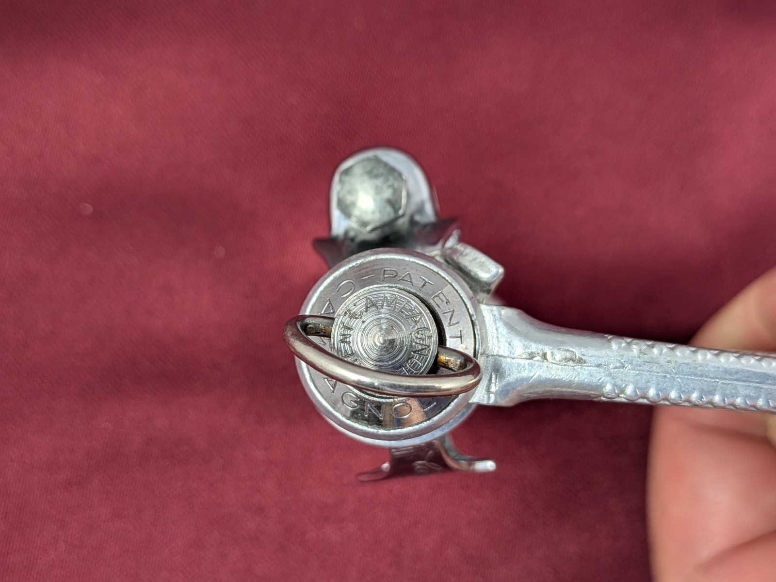 Campagnolo Record Downtube Shifter Set 1970s Clamp-On Alloy/Steel 28.6mm Clamp