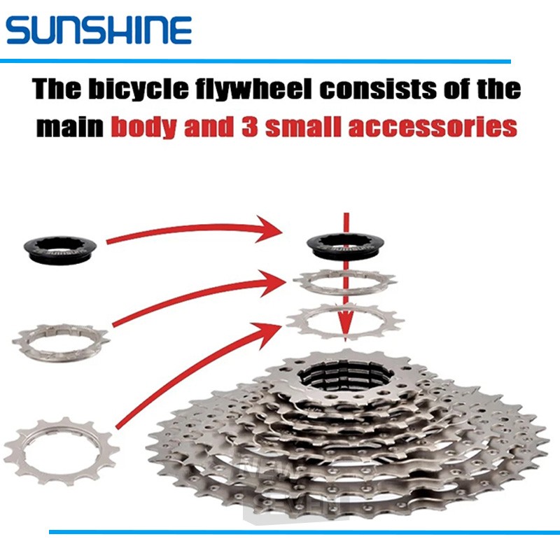Sunshine 11 Speed 11-34T Road Bike Cassette HG Hub CS-HG800 CS-HG700 105 Ultegra
