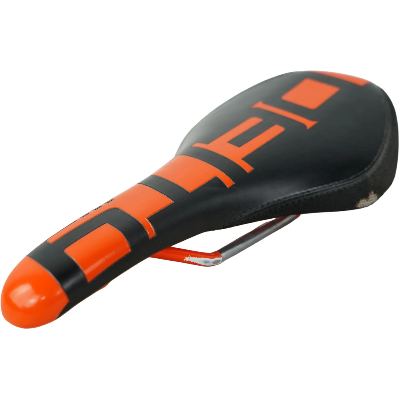 SDG Deity Black/Orange Mountain Bike Saddle – 135mm Wide