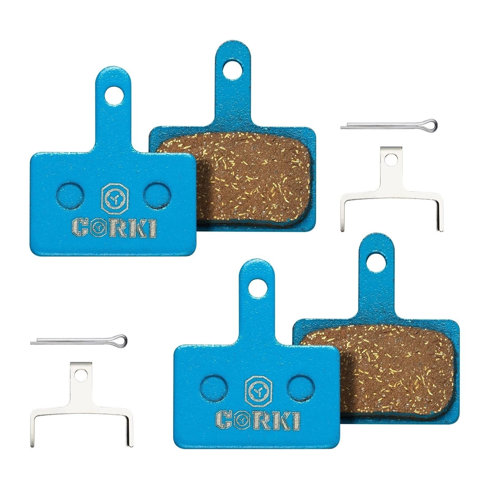 2 Pairs Brake Pads for Shimano Deore TRP Tektro – Resin/Semi-Metallic