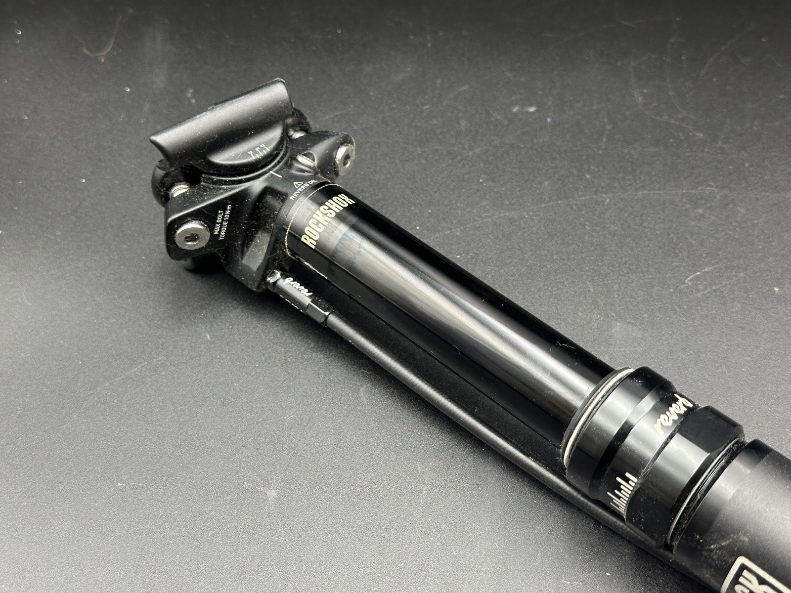 RockShox Reverb Dropper Post 34.9mm 340mm 100mm Drop External Housing w/ Remote