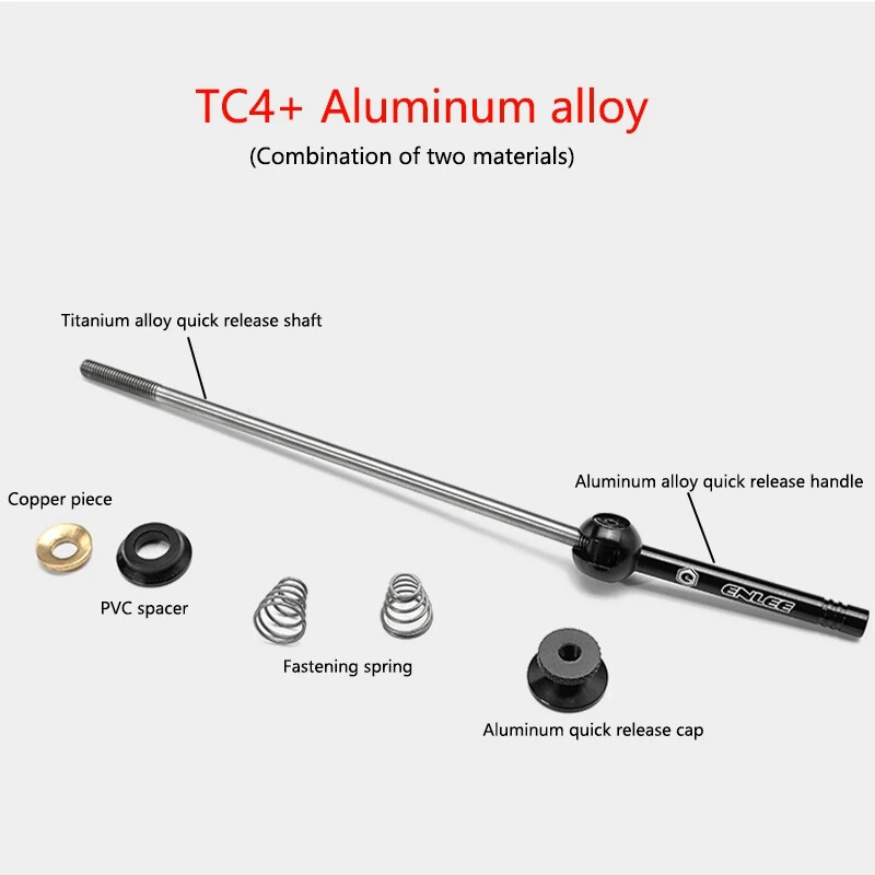 Titanium Ti Skewer QR Mountain Bikes Quick Release Skewer lever MTB Bicycle HUB