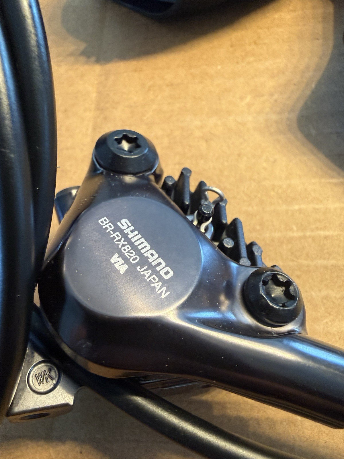 Shimano GRX 12-Speed Drop Bar Brake/Shifter Set w/ BR-RX820 Calipers Black 1x