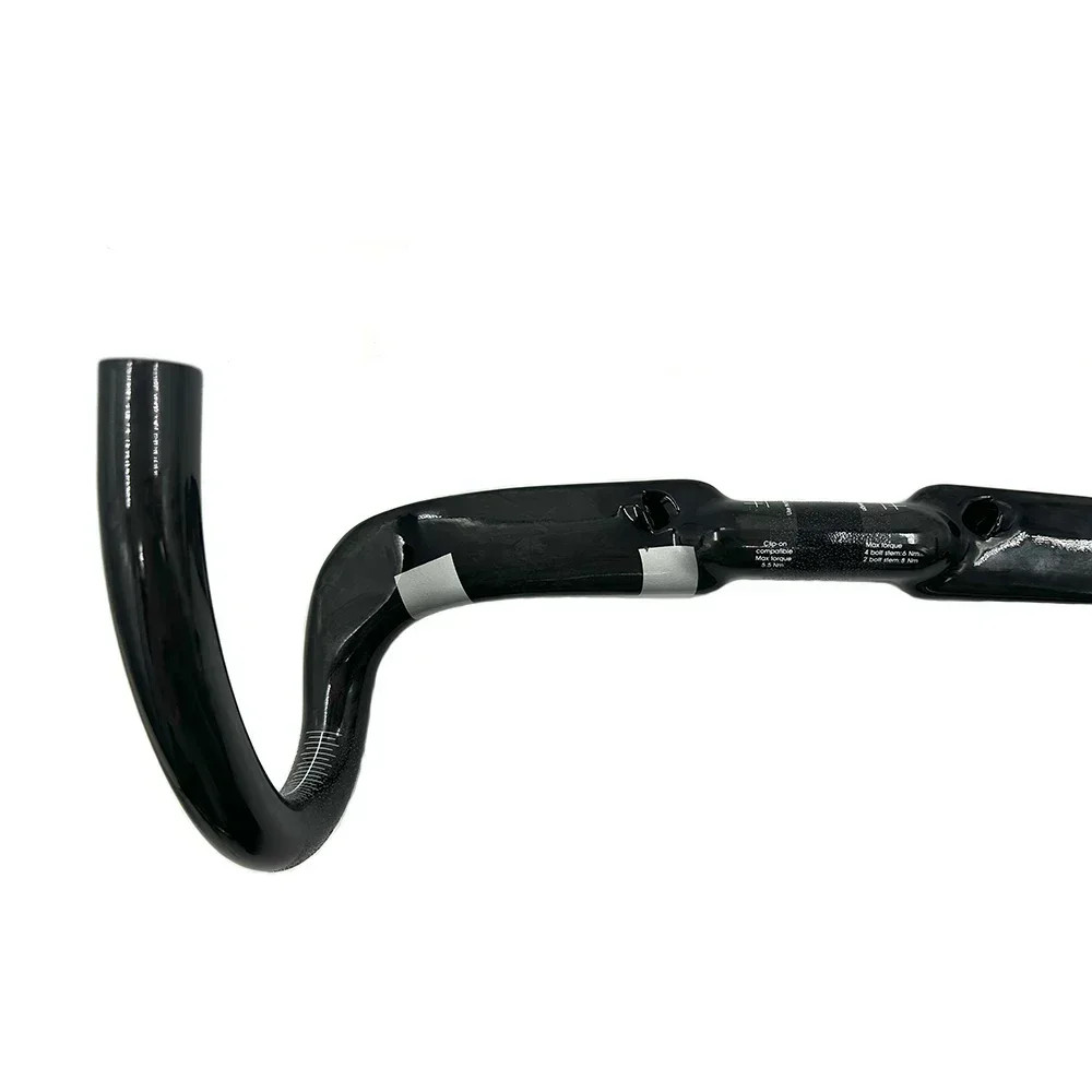 Road Bike Handlebars Carbon Fiber Bicycle Drop Bar 31.8*380-440mm Size