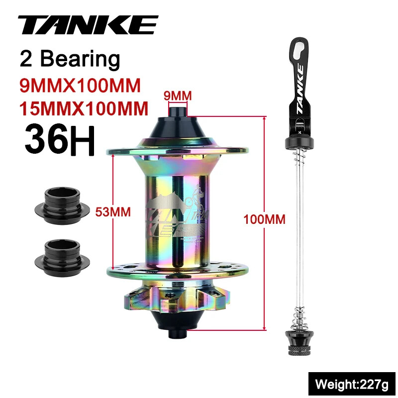 Mountain Bike Quick Release Hub 36H 6 Claw 108 Clicks Sealed Bearing Disc Brake